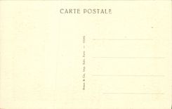 VINTAGE POSTCARD Museum Of Louvre Paris Titien the setting with the tomb