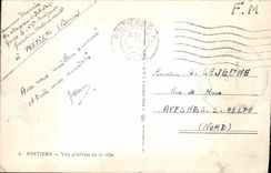 CPM Poitiers Vue Generale de la Ville