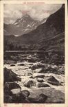 VINTAGE POSTCARD Cauterets Gave De Lutour with the lower part of the Lake Estom