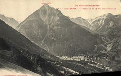 VINTAGE POSTCARD Cauterets Peguere and the valley of Cambasque