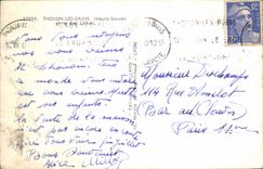CPA Thonon Les Bains et le Lac Leman