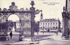 CPA Nancy Grilles Jean Lamour Place Stanislas