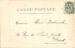 VINTAGE POSTCARD Joigny Holy Turn Thibault