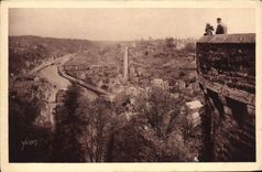 VINTAGE POSTCARD Dinan Panorama On the Rancid one