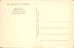 VINTAGE POSTCARD Dinan Panorama On the Rancid one