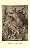 CPA Rome Chapelle Sixtine Michel Ange La Sibylle libyqye