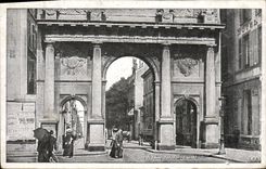 CPA Nancy Porte Stanislas Publicite Lait d'Appenzell