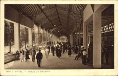 VINTAGE POSTCARD Vittel Under the Gallery