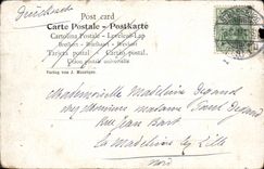 Castillo viejo de Estrasburgo de la POSTAL de la VENDIMIA