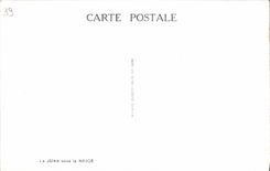 VINTAGE POSTCARD the Jura Under Snow