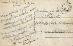 VINTAGE POSTCARD Monte Carlo Seen from of Bordina