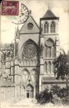 VINTAGE POSTCARD Trawl-nets On the Marne the Cathedral southern Gate