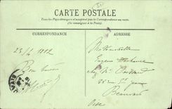 VINTAGE POSTCARD Trawl-nets On the Marne the Cathedral southern Gate