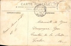 VINTAGE POSTCARD Trawl-nets On the Marne Seen of the Canal the island