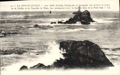 CPA Pointe Du Raz Les Recifs Gorleik Gorlegreiz et Gorlepell