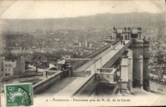 CPA Marseille Panorama prise de Notre Dame de la Garde