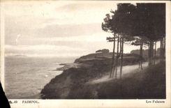 CPA Paimpol Les Falaises