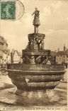 CPA Guingamp La Fontaine du Siecle Place du Centre
