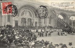 POSTAL de la VENDIMIA pesada la bendición del sacramento bendecido