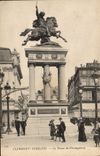 VINTAGE POSTCARD Clermont Ferrand the Statue of Vercingetorix