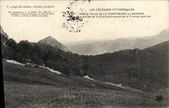 VINTAGE POSTCARD Road of Chartreuse in Gerbier
