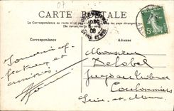 VINTAGE POSTCARD Road of Chartreuse in Gerbier