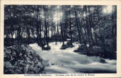 VINTAGE POSTCARD Alboussiere a Beautiful corner of the river Duzon
