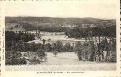 VINTAGE POSTCARD Alboussiere Panoramic View