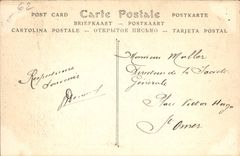 La POSTAL Boulogne de la VENDIMIA en panorama del mar en el puente de Marguet y los pescados hacen compras vista del hotel de los barcos de la lumbrera