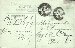 VINTAGE POSTCARD Boulogne on Sea the Gate of Calais