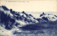 VINTAGE POSTCARD Berck Beach Prejudices Dunes