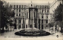 POSTAL Boulogne de la VENDIMIA en el mar la universidad de Mariette