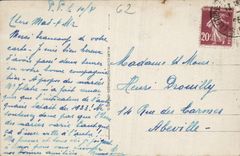 VINTAGE POSTCARD Touquet Paris Beach the Dam and the Ridoux District