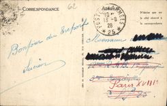 VINTAGE POSTCARD Seas the Beach the Cliff