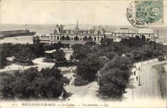 POSTAL Boulogne de la VENDIMIA en el mar la opinión del casino