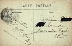 VINTAGE POSTCARD Boulogne On Sea the Road of Wimereux By Heavy sea Horse