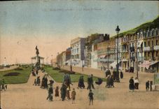 POSTAL Boulogne de la VENDIMIA en el mar la presa co. Beuve