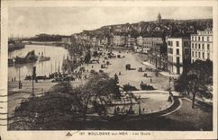 VINTAGE POSTCARD Boulogne On Sea Quays
