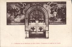 CPA Collection de la Basilique du Bois Chenu Fresques et Autel de la Crypte