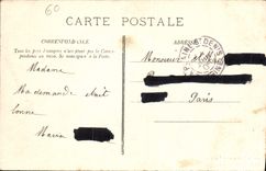 Castillo de la POSTAL de la VENDIMIA de Chantilly la cámara acorazada