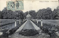 CPA Chateau de Chantilly L'Ile d'Amour