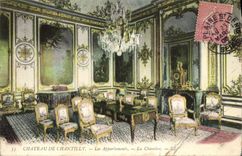 CPA Chateau de Chantilly Les Appartements la chambre