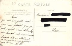 CPA Chateau de Chantilly Les Appartements la chambre