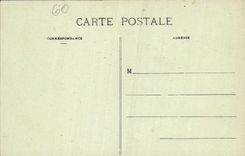 La colección de la POSTAL de la VENDIMIA de la basílica del arco de madera del d de Chenu Jeanne tomado tiene Compiegne