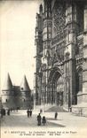 CPA Beauvais La Cathedrale Portail Sud et les Tours du Palais de Justice