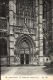 CPA Beauvais La Cathedrale Portail Nord