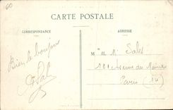 CPA Chateau de Chantilly Cote Nord Ouest et Passerelle Privee