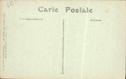 POSTAL Compiegne de la VENDIMIA una esquina del parque y del paladar