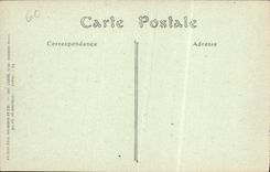 Paladar de la POSTAL de la VENDIMIA del ataque frontal del principal de Compiegne