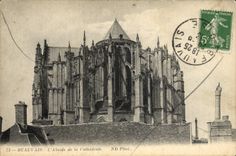 CPA Beauvais L'Abside de la Cathedrale